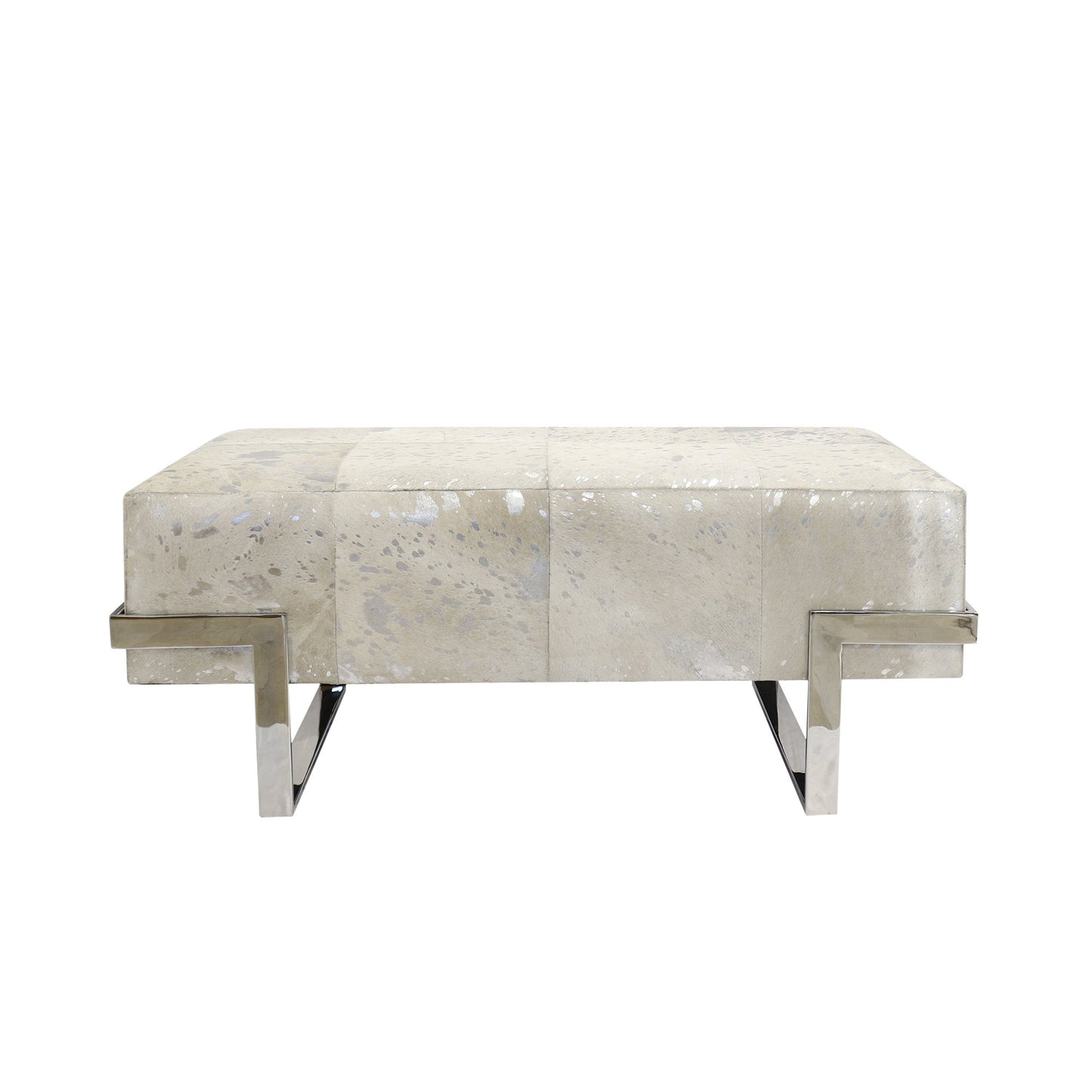 Safari Cowhide Bench