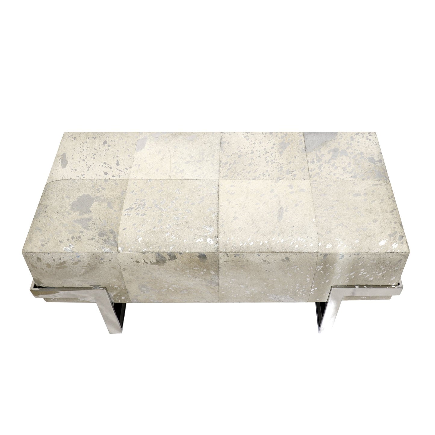 Safari Cowhide Bench