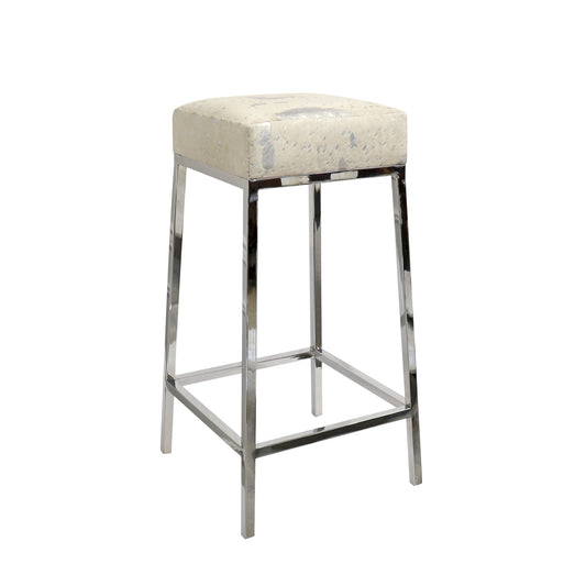 Safari Cowhide Bar Stool