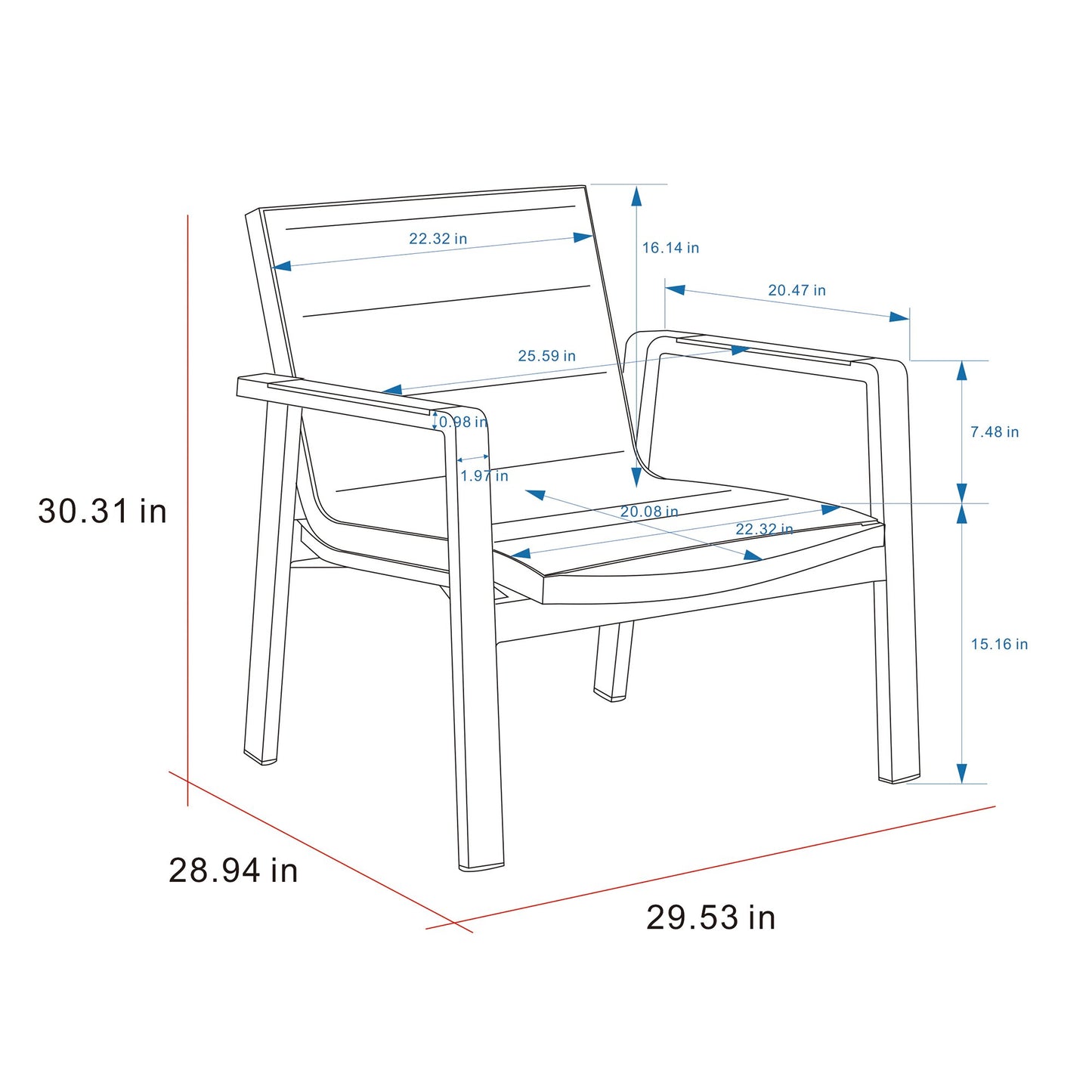 Laguna Seating Set_Silver