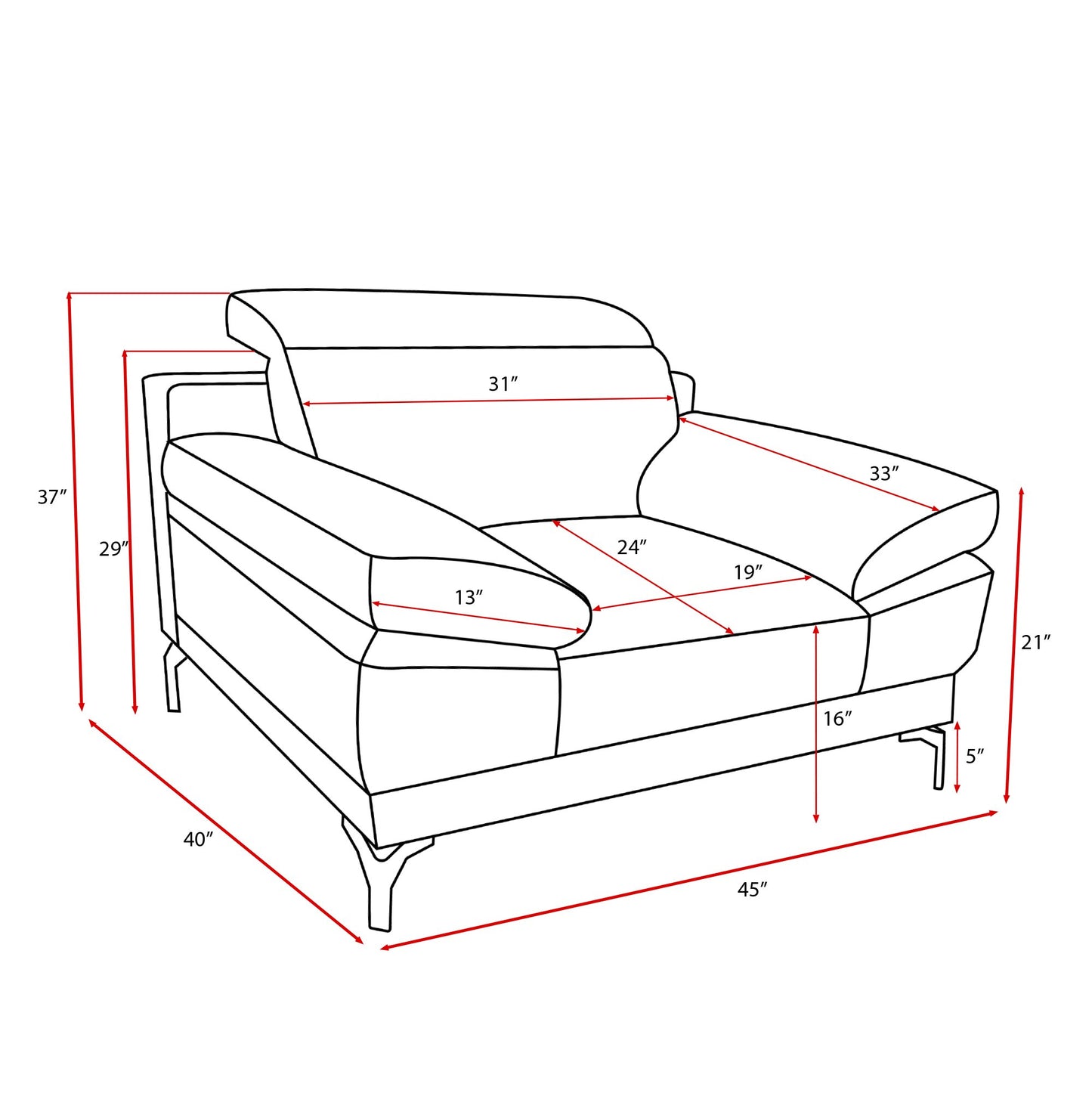 Torano Chair_White