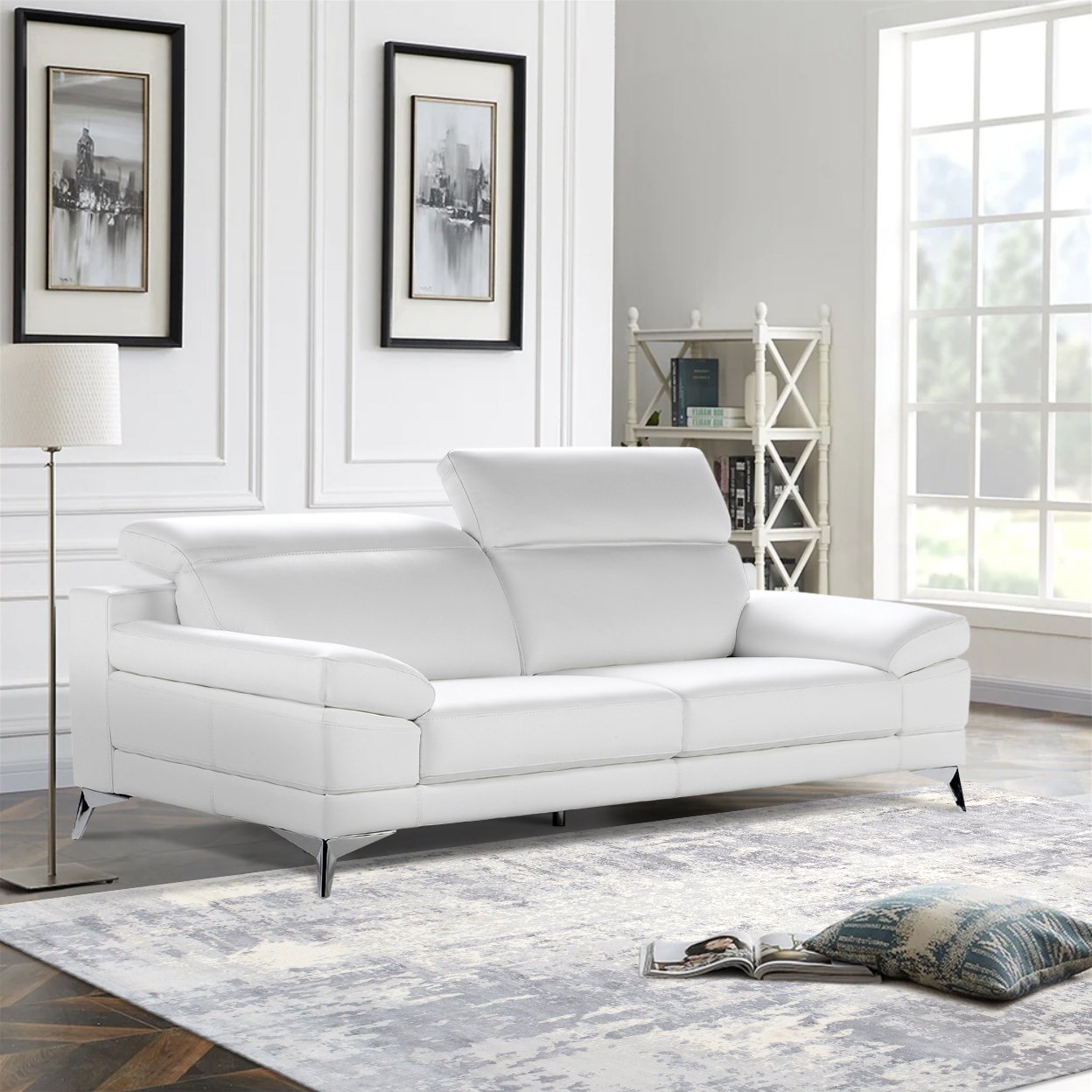 Torano Loveseat_White