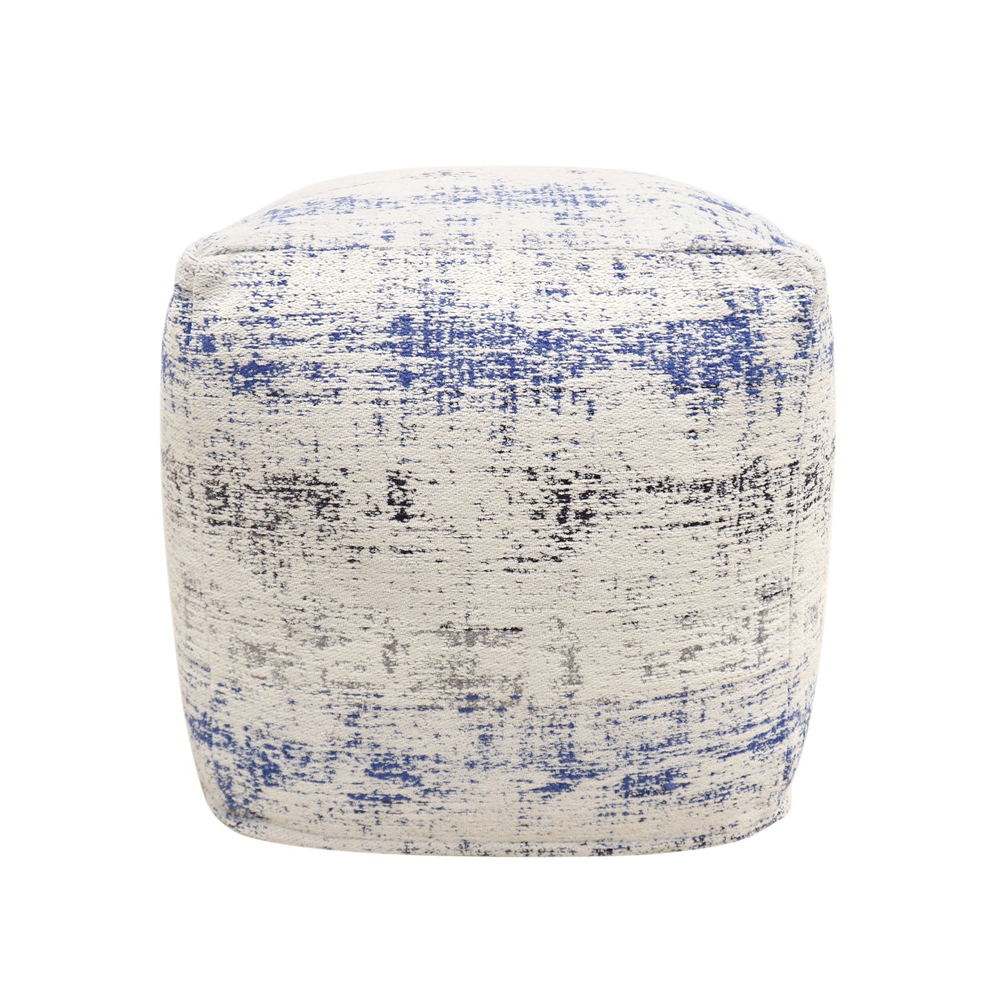 Grand Canyon Distressed Pouf_Blue