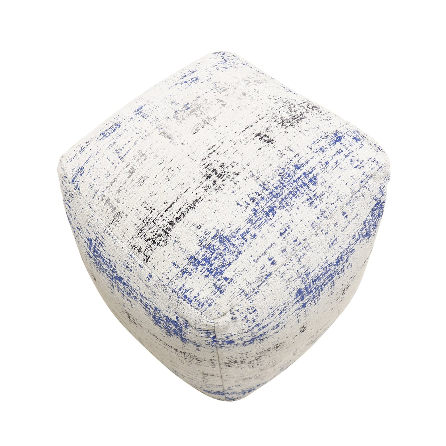 Grand Canyon Distressed Pouf_Blue