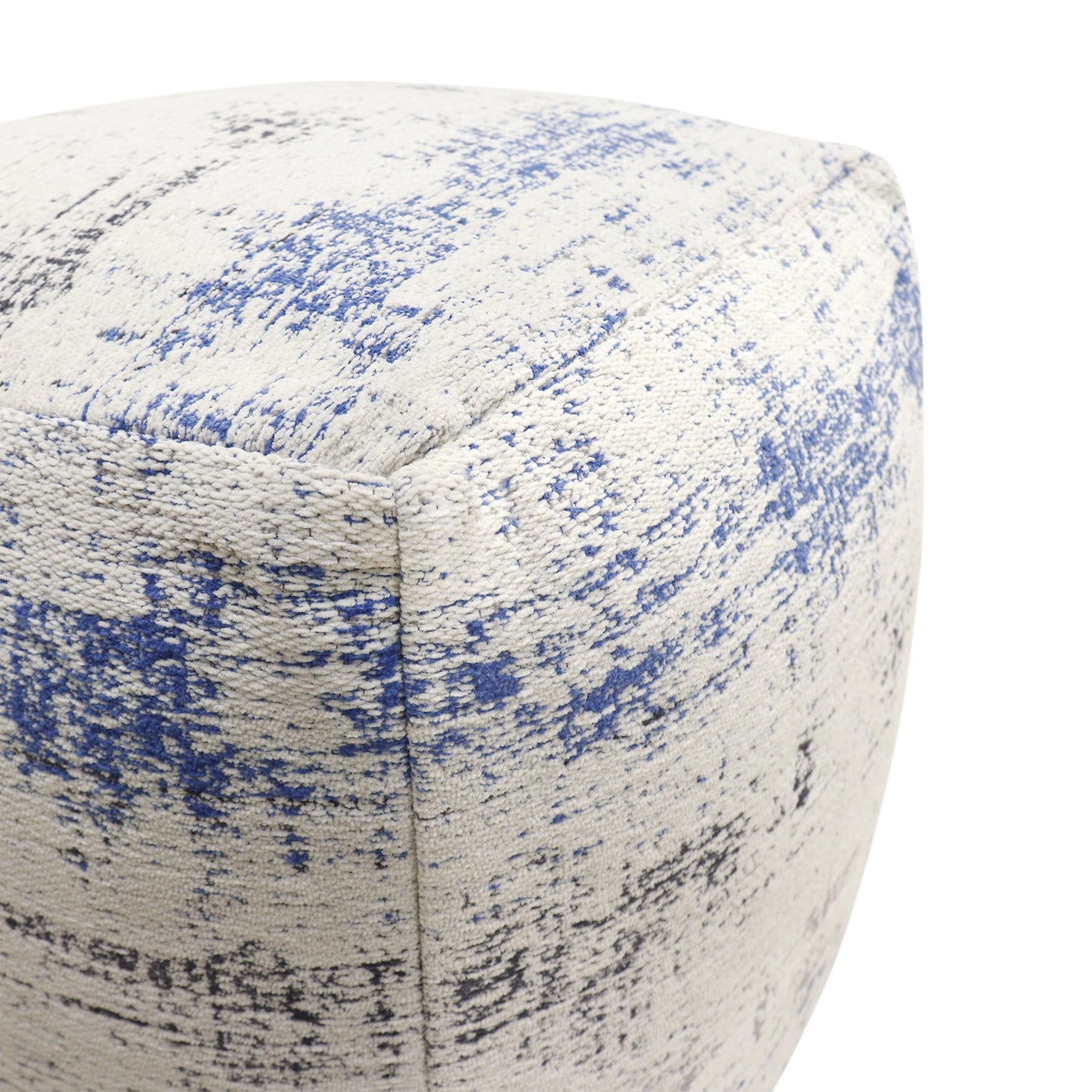 Grand Canyon Distressed Pouf_Blue