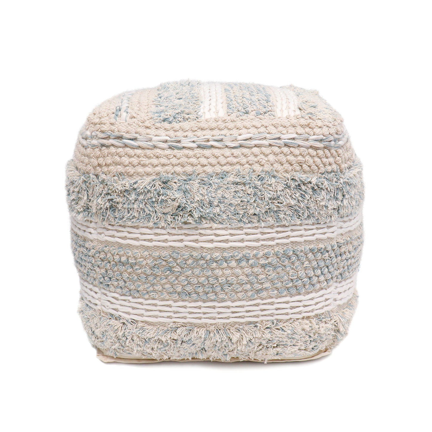 Grand Canyon Pouf_Seafoam