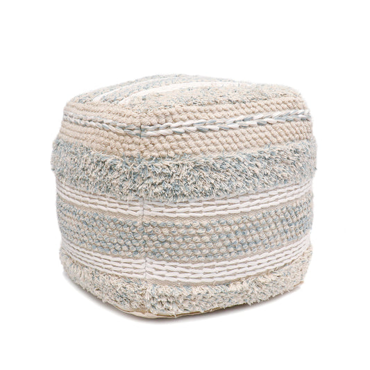 Grand Canyon Pouf_Seafoam