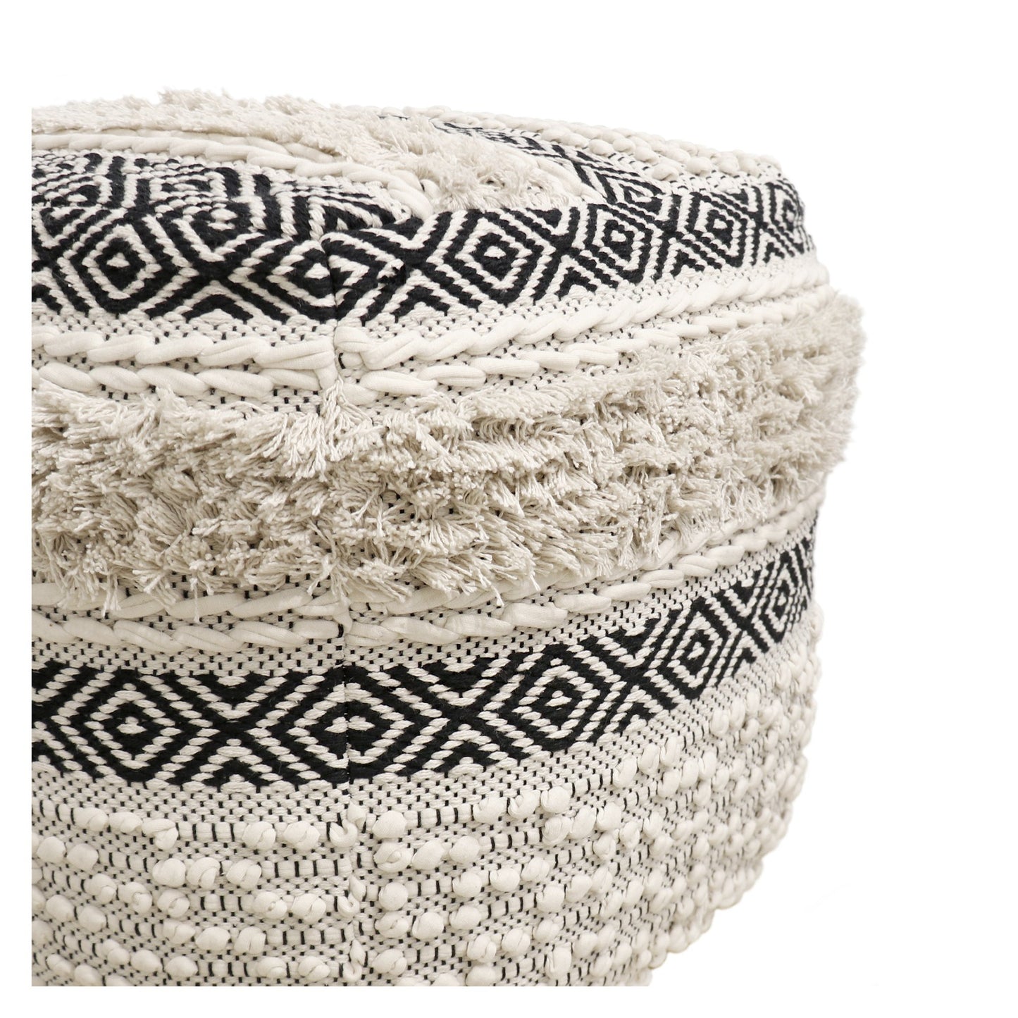 Grand Canyon Pouf_Black