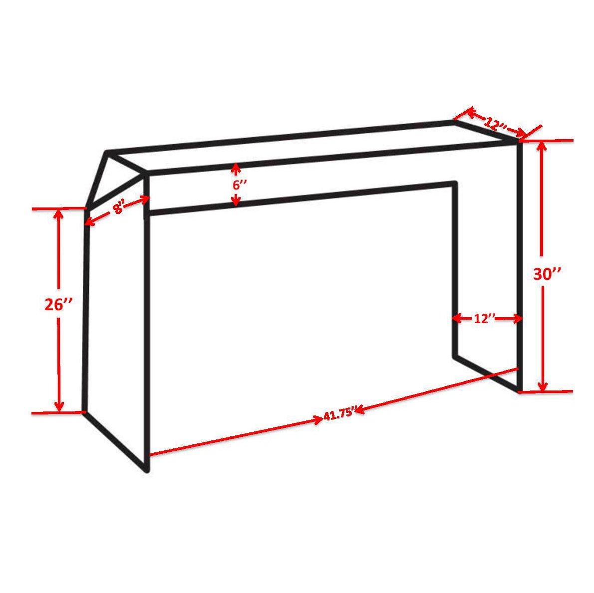 Katya Console Table_Zinc