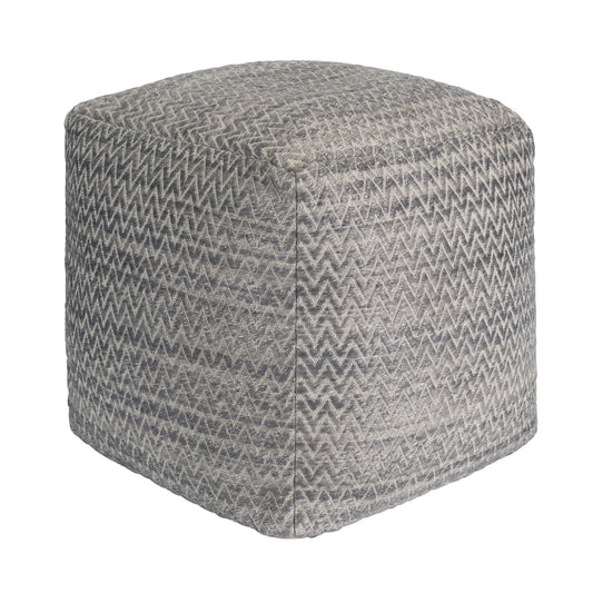 Galaxy Zig-Zag Ottoman_Grey