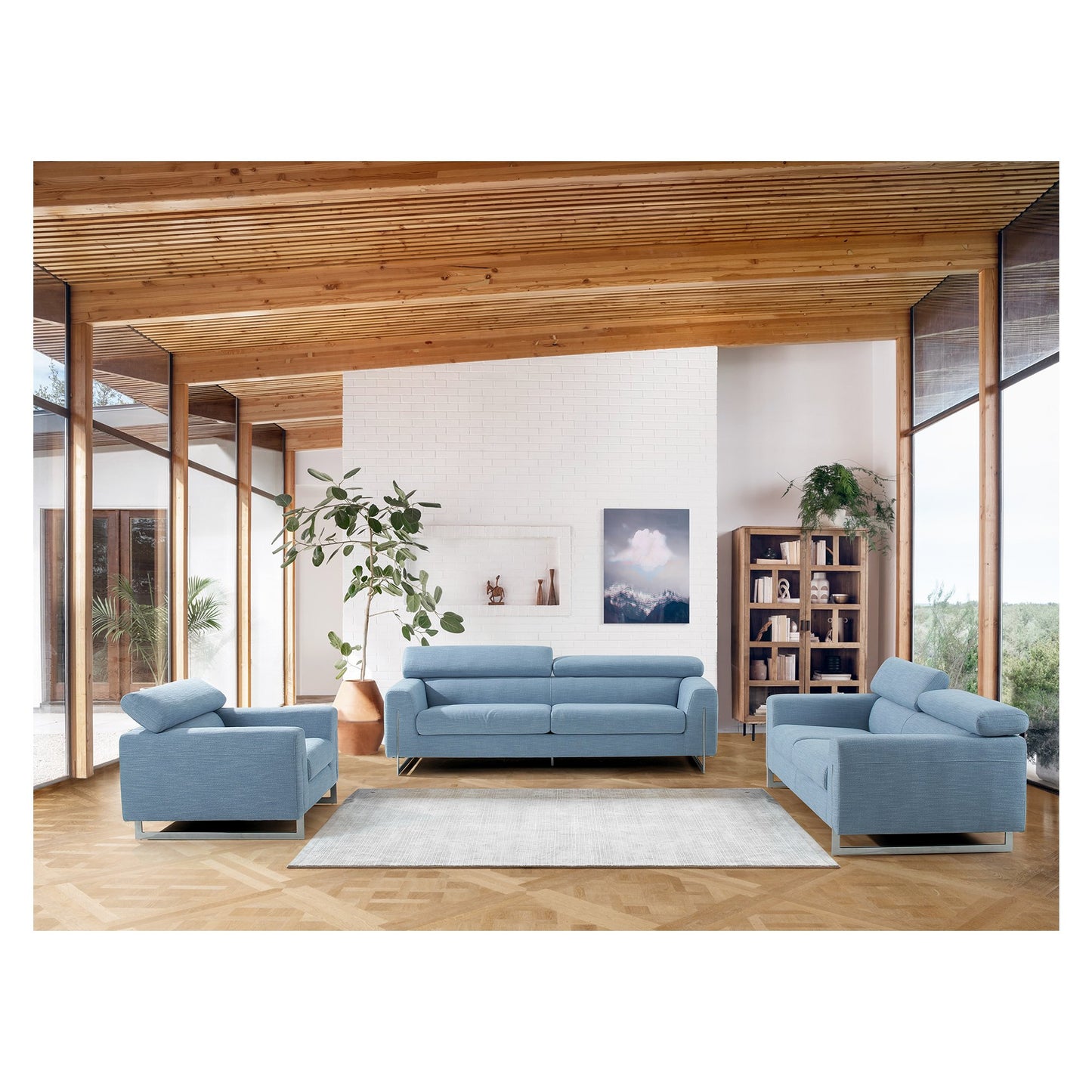 Serena Loveseat_Blue