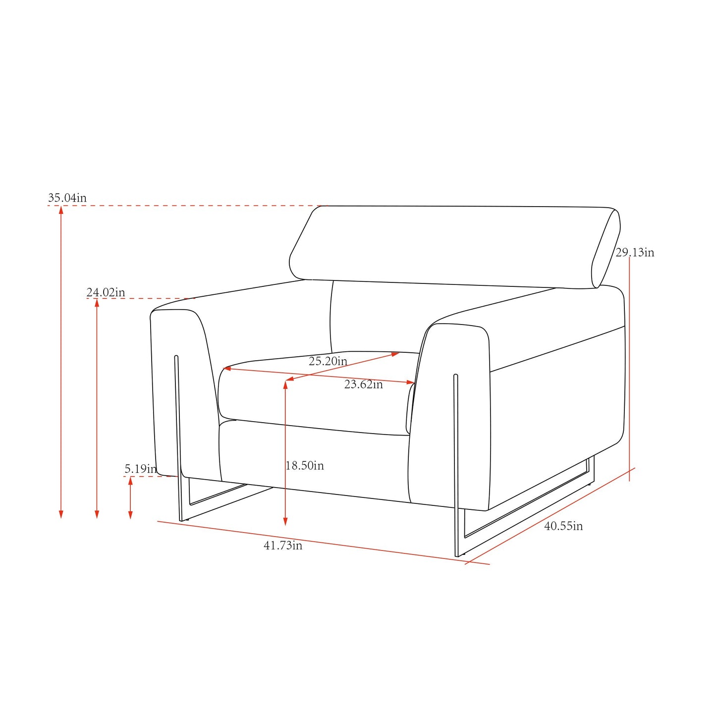 Serena Chair_Silver