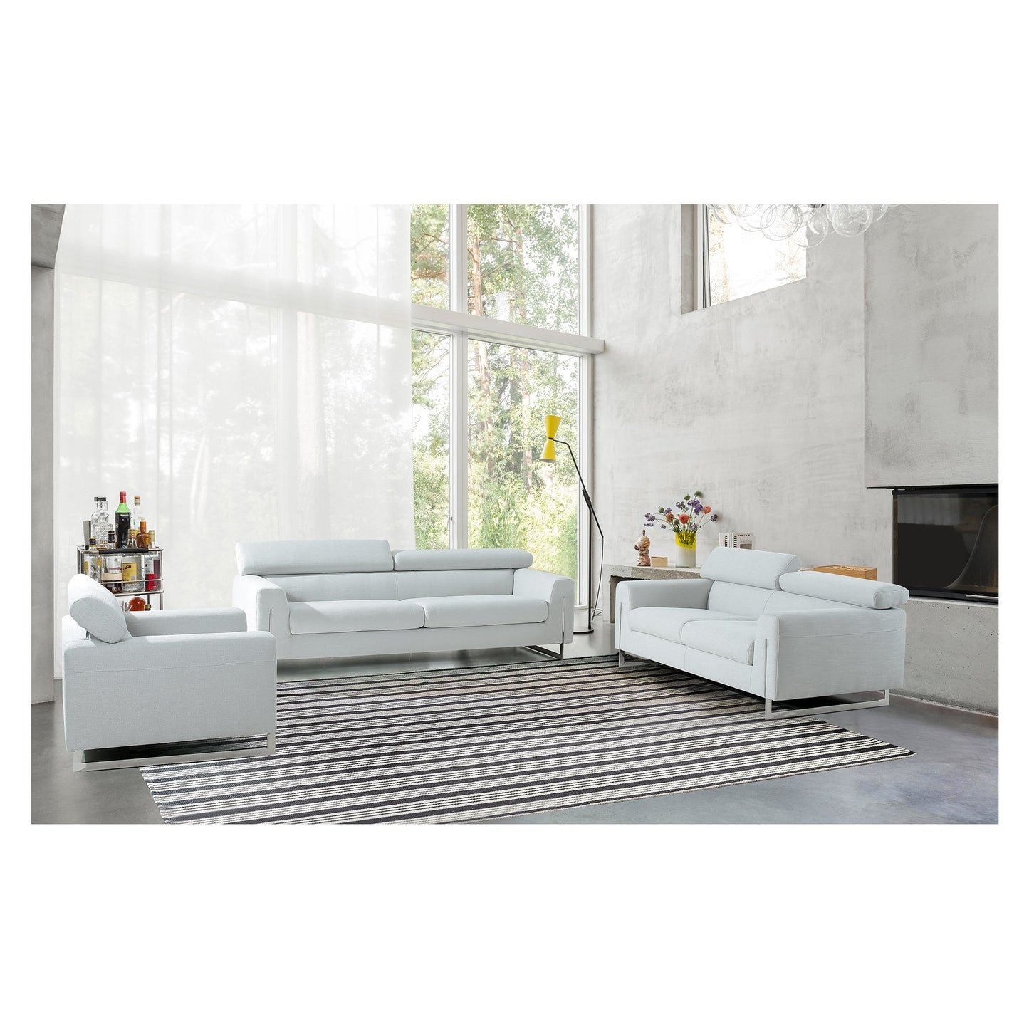 Serena Sofa_Silver