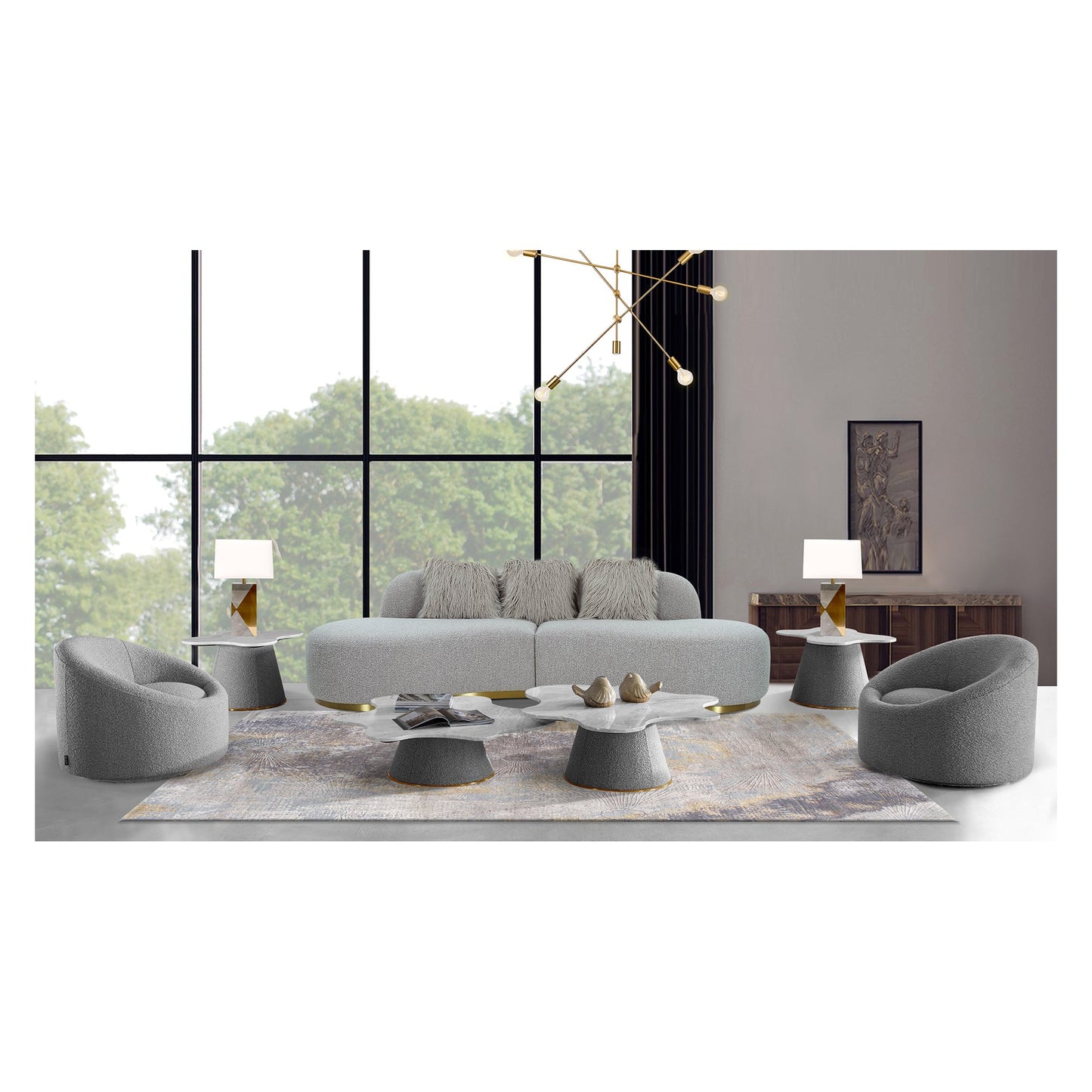 Simona Curved Sofa_Grey_Small