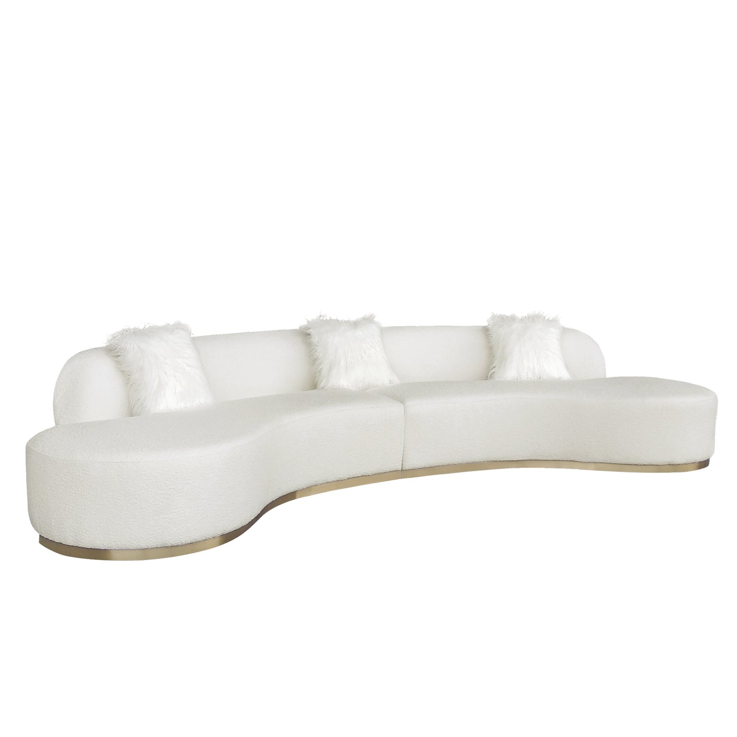 Simona Curved Sofa_Ivory