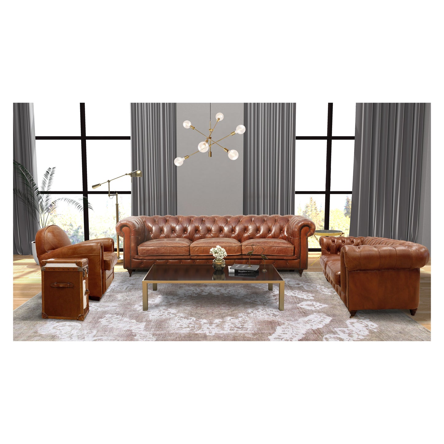 Paris Club Chester Bay Tufted Sofa