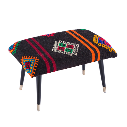 Bosphorus Kilim Cover Ottoman