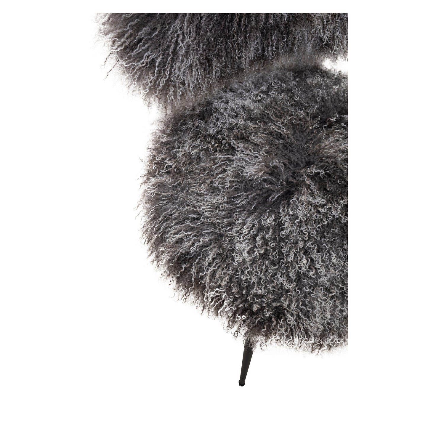 Allesia Fur Chair_Grey