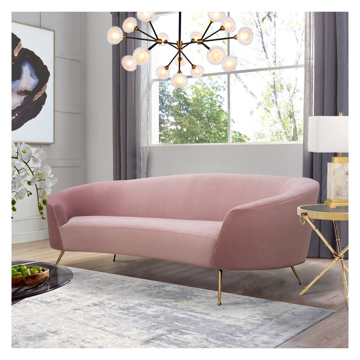 Lorenzo Sofa_Pink