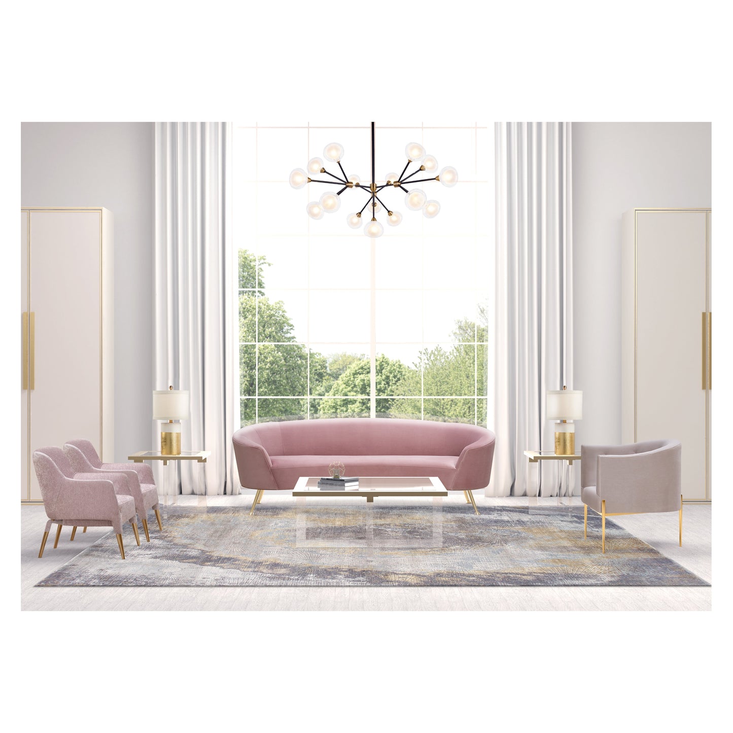 Lorenzo Sofa_Pink