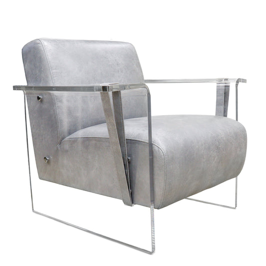 Eleganza Modern Lucite Armchair