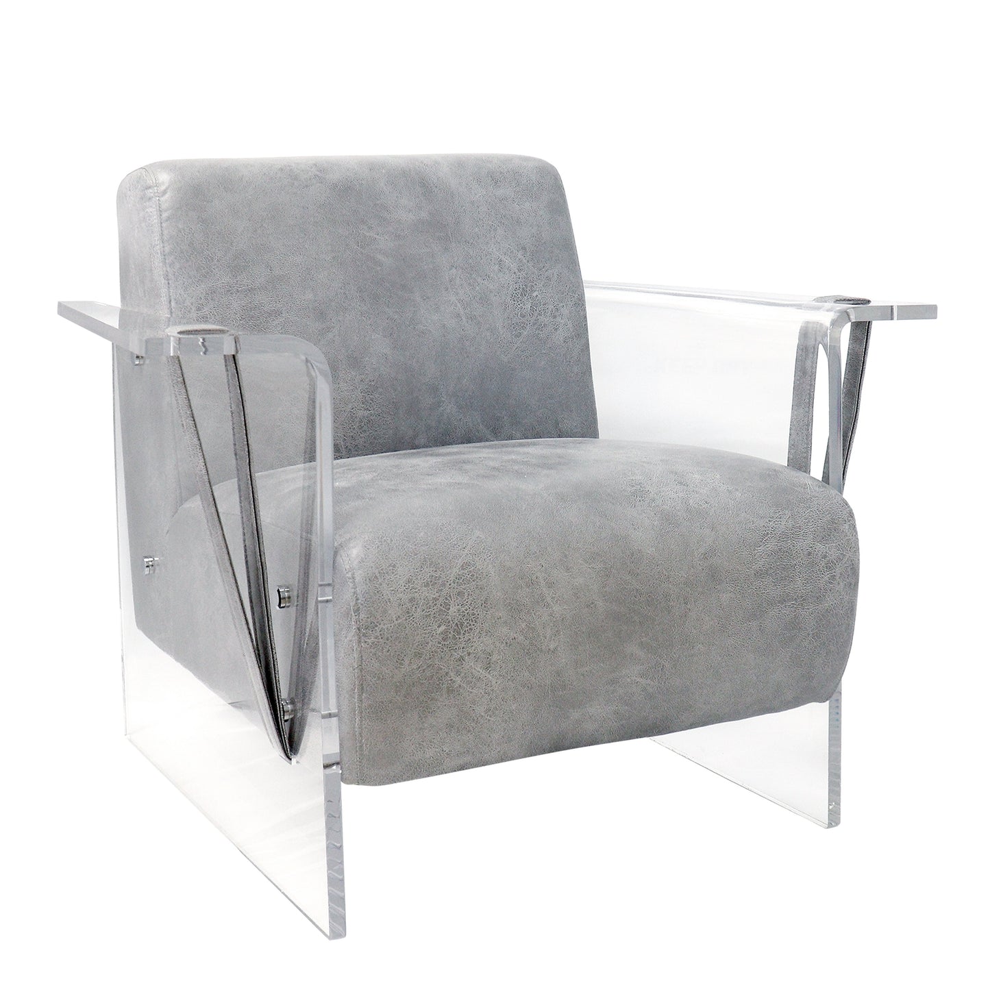 Eleganza Modern Lucite Armchair