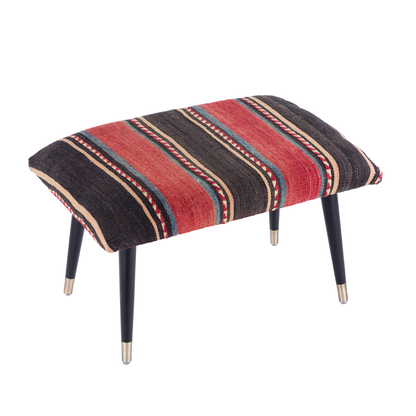 Bosphorus Kilim Cover Ottoman