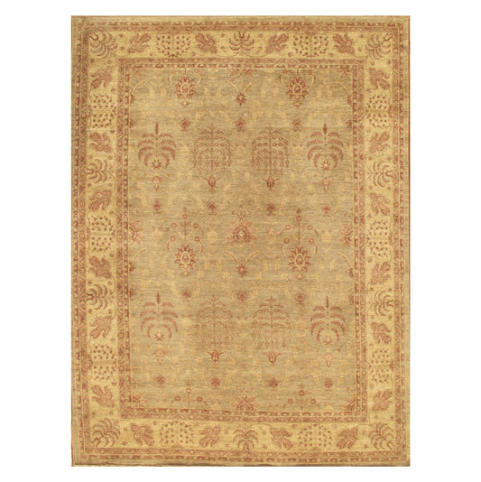 Pasargad Home Ferehan Collection Hand-Knotted Lamb's Wool Area Rug