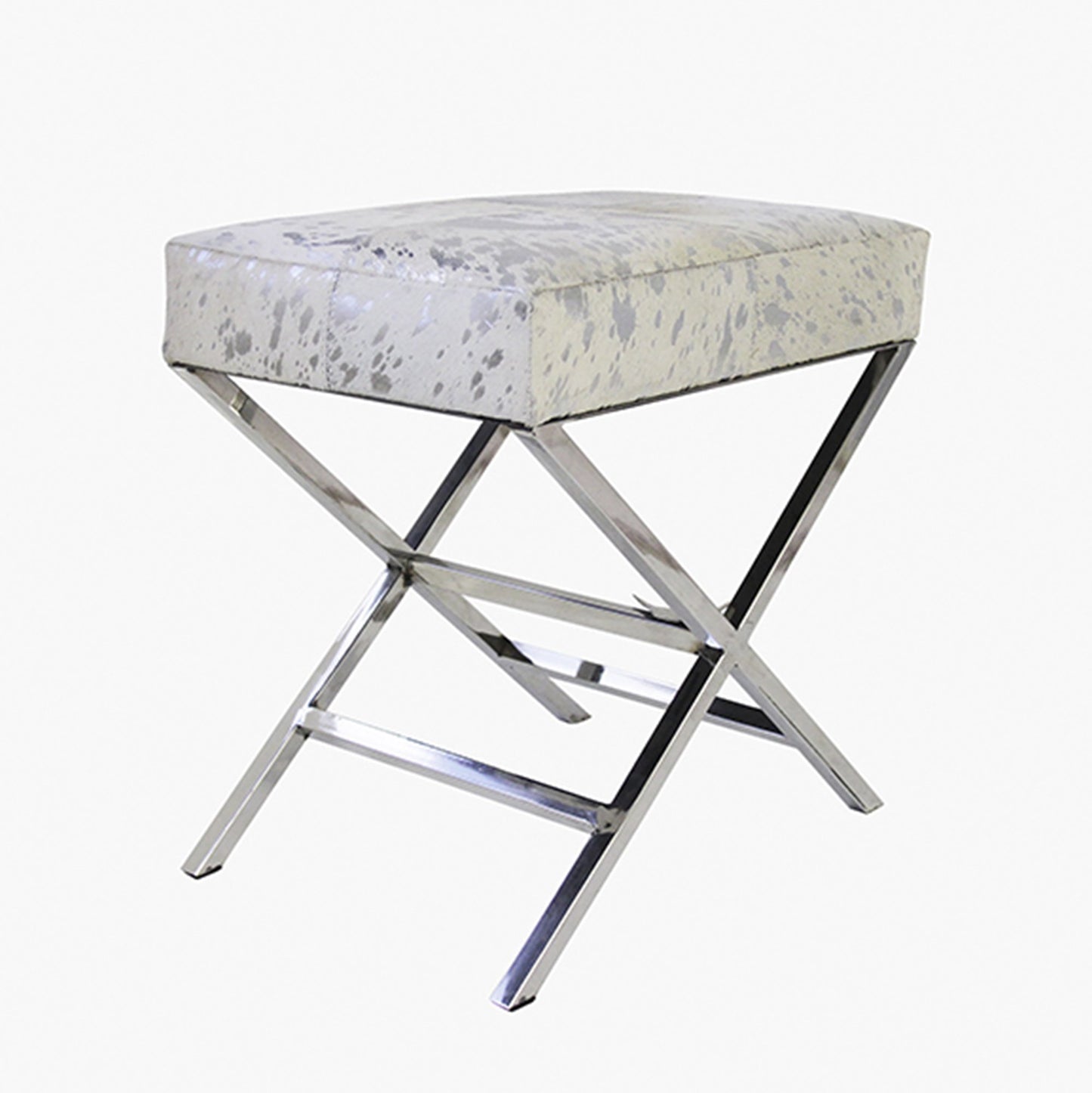 Safari Cowhide X-Leg Bench