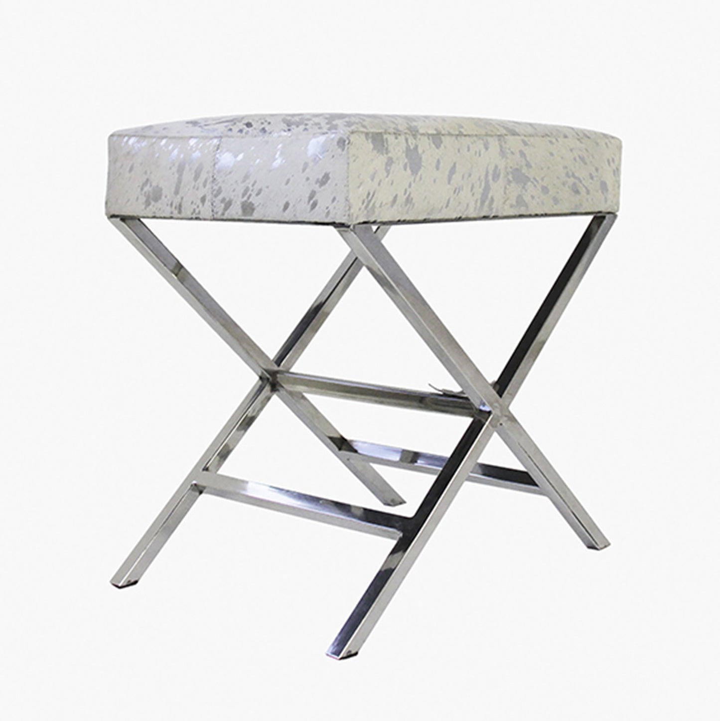 Safari Cowhide X-Leg Bench