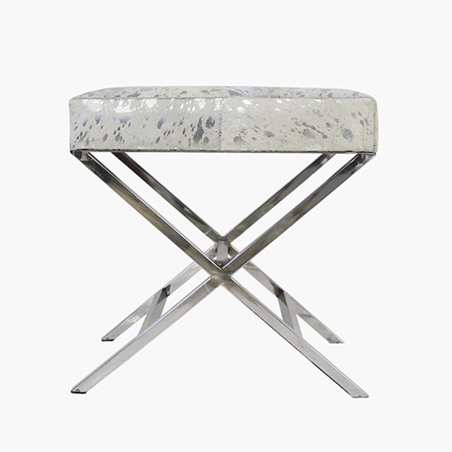 Safari Cowhide X-Leg Bench