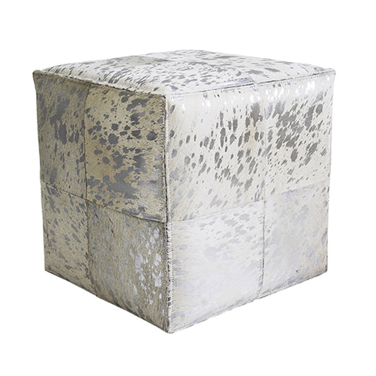 Safari Leather Cube Ottoman_Small