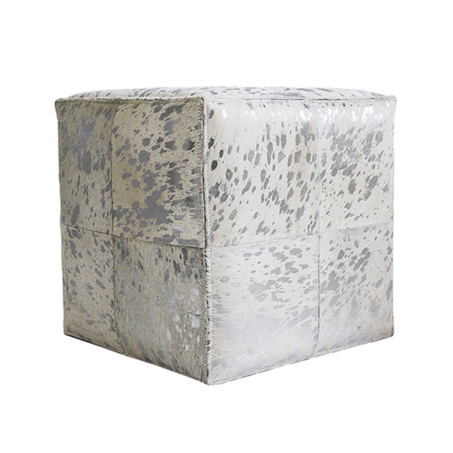 Safari Leather Cube Ottoman_Small