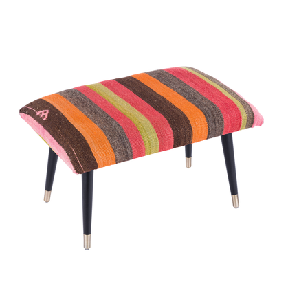 Bosphorus Kilim Cover Ottoman
