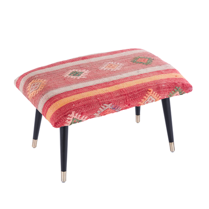 Bosphorus Kilim Cover Ottoman