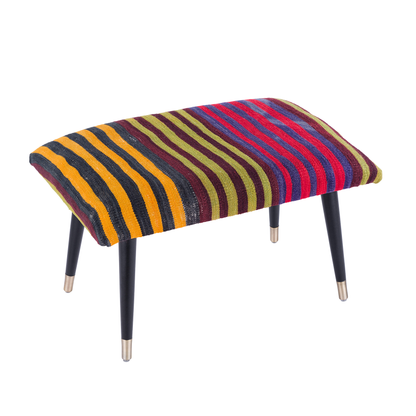 Bosphorus Kilim Cover Ottoman