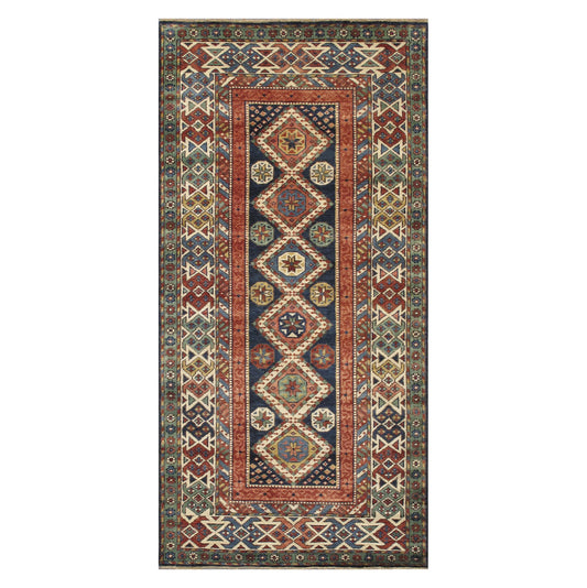 Pasargad Home Kazak Collection Hand-Knotted Wool Area Rug