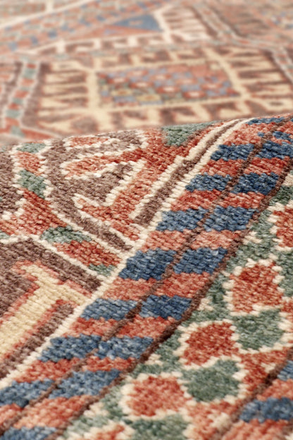 Pasargad Home Kazak Collection Hand-Knotted Wool Area Rug