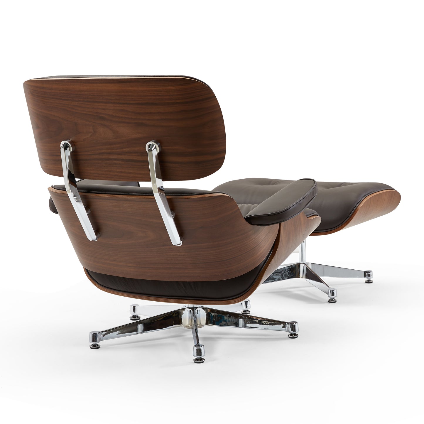 Florence Lounge Chair and Ottoman_Brown