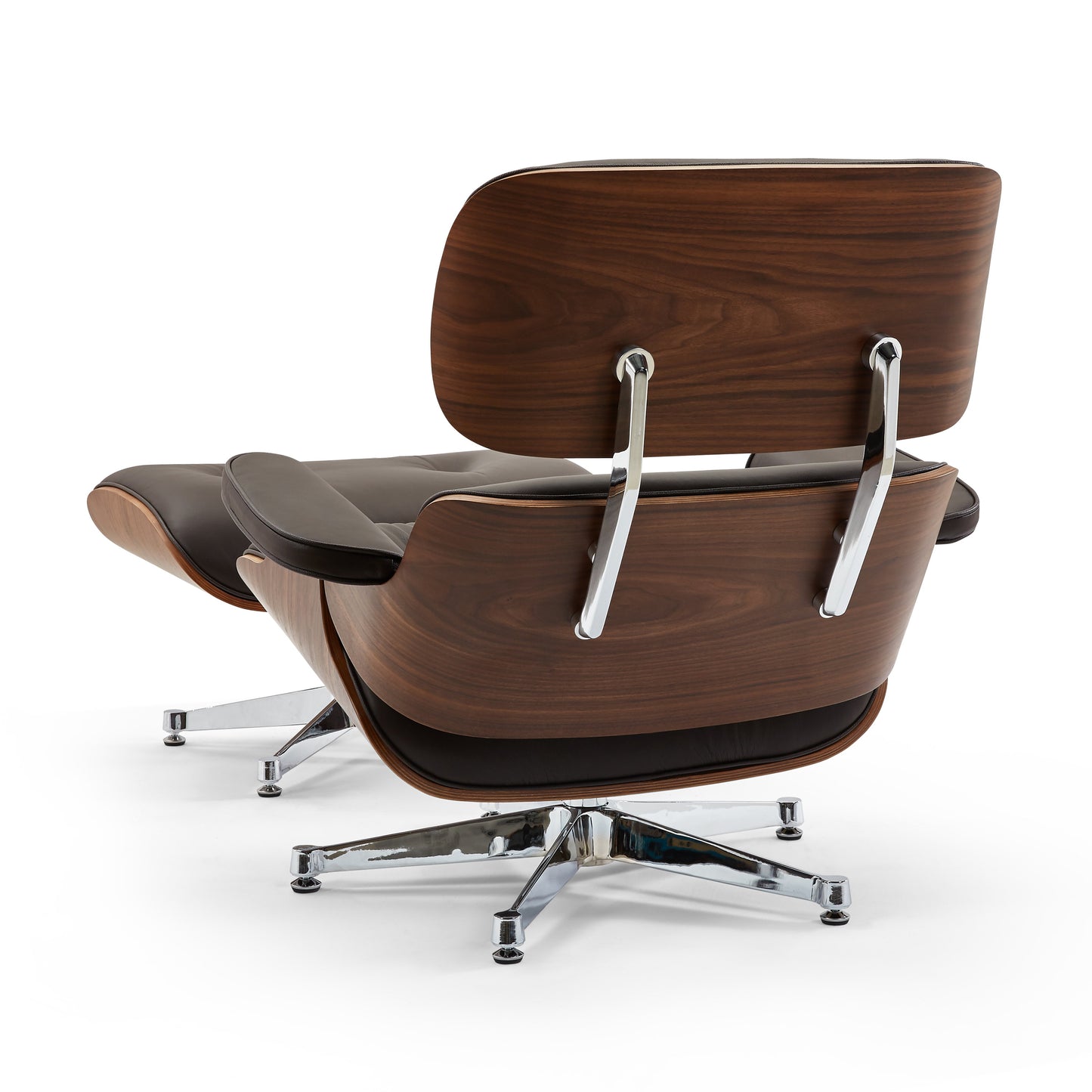 Florence Lounge Chair and Ottoman_Brown