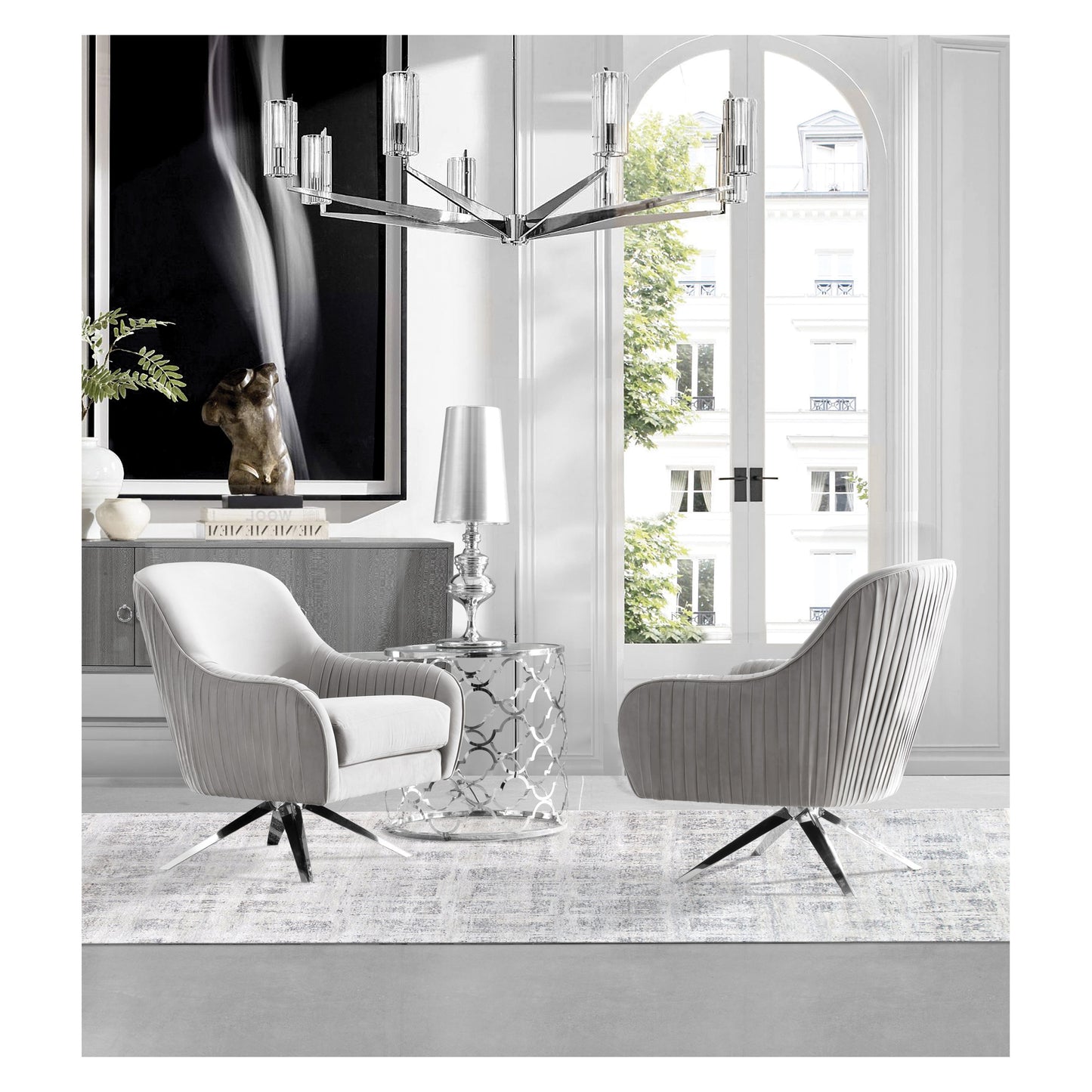 Noho Astor Swivel Armchair