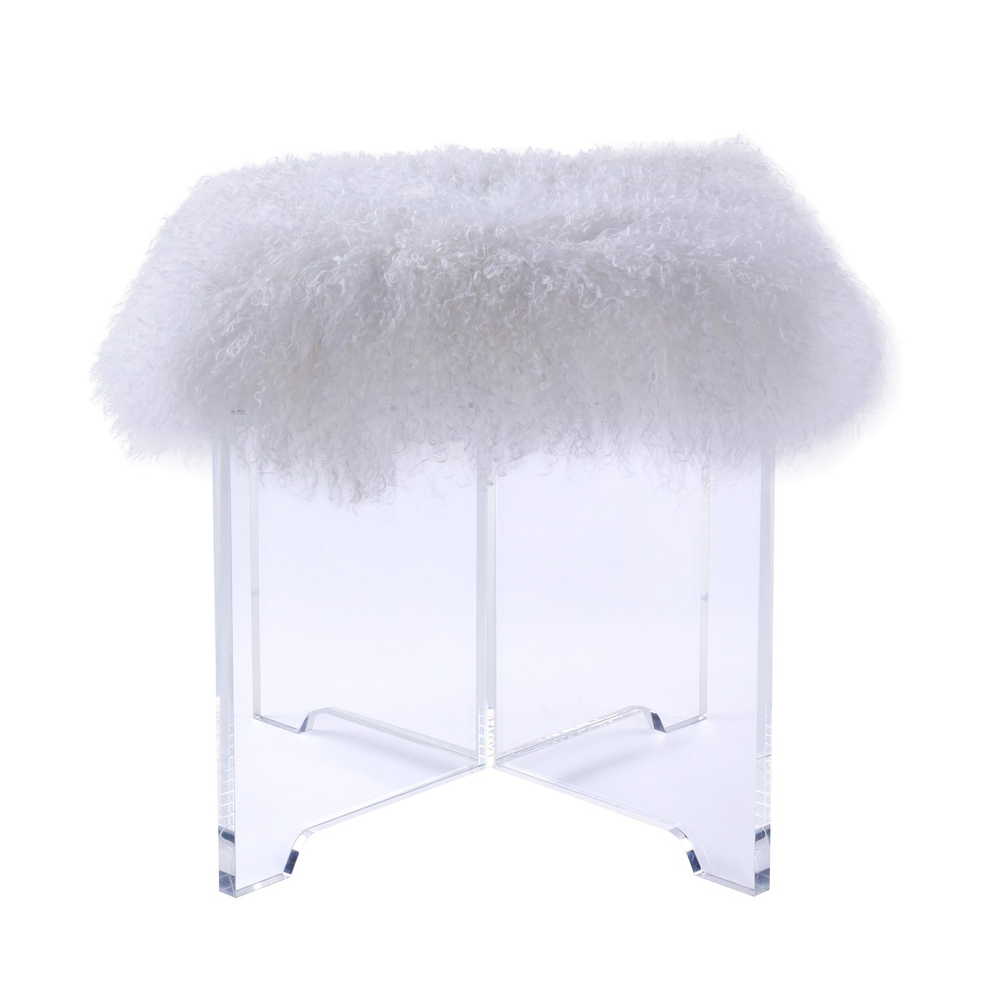 Firenze Lucite Ottoman