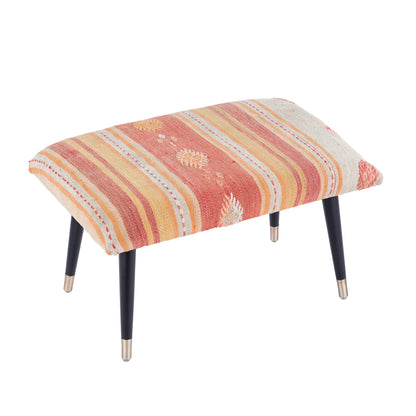 Bosphorus Kilim Cover Ottoman