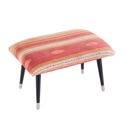 Bosphorus Kilim Cover Ottoman