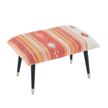 Bosphorus Kilim Cover Ottoman