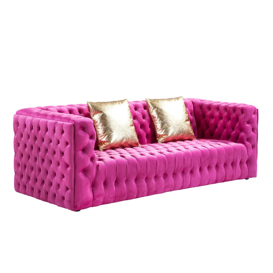 Vicenza Chesterfield Sofa_Pink